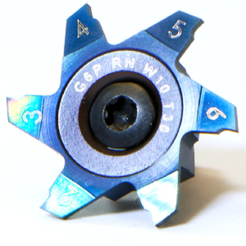 G6P RN W10 T38 BLU - Exact Tooling