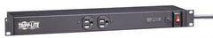 Tripp-Lite - 12 Outlets, 120 VAC20 Amps, 10' Cord, Power Outlet Strip - Floor, Keyhole Mount, 5-15 NEMA Configuration, 4" Strip - Exact Tooling