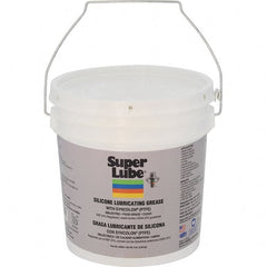 Synco Chemical - 5 Lb Pail Silicone General Purpose Grease - Translucent White, Food Grade, 500°F Max Temp, NLGIG 2, - Exact Tooling