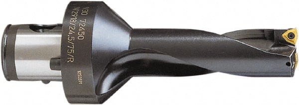 Komet - 96mm Max Drill Depth, 4xD, 24mm Diam, Indexable Insert Drill - 2 Inserts, ABS 50 Modular Connection Shank - Exact Tooling