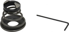 Burr-Bit - 1/4" Tap Compatibility, 1/4" Collar Thickness, 3/4" Compressed Length, 2 Tap Flutes, Deburring Tap Attachment - 0.812" Outside Diam, High Speed Steel - Exact Tooling