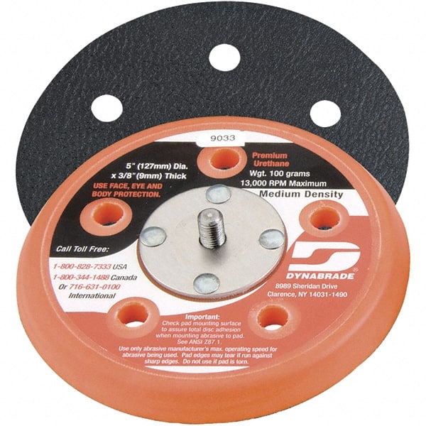 Dynabrade - Disc Backing Vacuum Replacement Pad - Medium Density, 12,000 RPM - Exact Tooling
