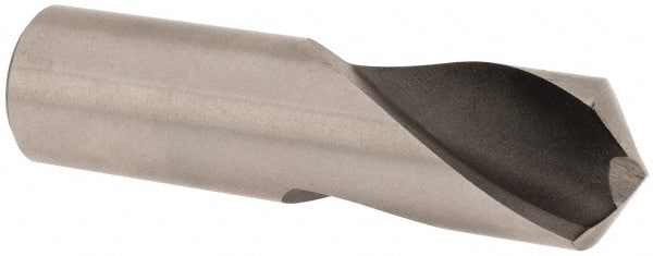 Interstate - 5/8" Body Diam, 118°, 2-1/4" OAL, High Speed Steel Spotting Drill - Exact Tooling