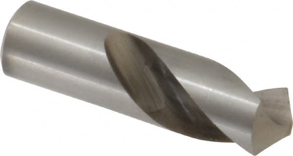 Interstate - 3/4" Body Diam, 118°, 2-1/4" OAL, High Speed Steel Spotting Drill - Exact Tooling