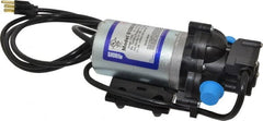 Pentair - 1/15 HP, 1/2 Inlet Size, 1/2 Outlet Size, Demand Switch, Diaphragm Spray Pump - 115 Input Voltage, Polypropylene, 3.60 Max GPM - Exact Tooling