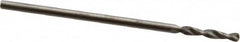 Accupro - #57 130° Parabolic Flute Cobalt Screw Machine Drill Bit - Bright Finish, Right Hand Cut, 0.276" Flute Length, 1.102" OAL, Standard Point, Straight Shank - Exact Tooling
