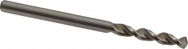 Accupro - 1/8" 130° Parabolic Flute Cobalt Screw Machine Drill Bit - Exact Tooling