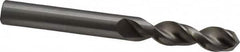 Accupro - 11/32" 130° Parabolic Flute Cobalt Screw Machine Drill Bit - Bright Finish, Right Hand Cut, 1.575" Flute Length, 3.307" OAL, Split Point, Straight Shank - Exact Tooling