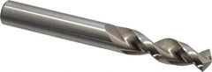 Accupro - 31/64" 130° Parabolic Flute Cobalt Screw Machine Drill Bit - Bright Finish, Right Hand Cut, 2.008" Flute Length, 4.016" OAL, Split Point, Straight Shank - Exact Tooling