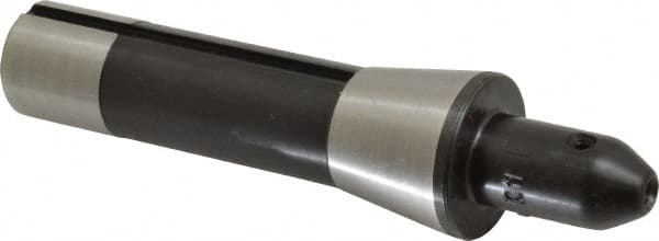 Collis Tool - R8 Taper Shank 3/16" Hole End Mill Holder/Adapter - 11/16" Nose Diam, 1.41" Projection - Exact Tooling