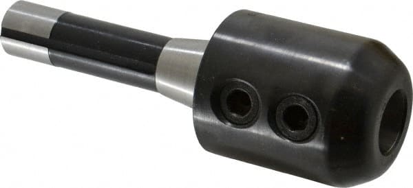 Collis Tool - R8 Taper Shank 1" Hole End Mill Holder/Adapter - 2-3/8" Nose Diam, 3" Projection - Exact Tooling