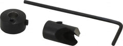 Vernon - 5/16" Cutter Diam, #19 Drill Combatibility, 1/4" Collar Thickness, Adjustable Depth Drill Countersink - Exact Tooling