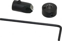 Vernon - 5/16" Cutter Diam, #20 Drill Combatibility, 1/4" Collar Thickness, Adjustable Depth Drill Countersink - Exact Tooling