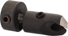 Vernon - 5/16" Cutter Diam, #23 Drill Combatibility, 1/4" Collar Thickness, Adjustable Depth Drill Countersink - Exact Tooling