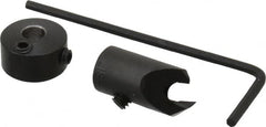 Vernon - 5/16" Cutter Diam, #25 Drill Combatibility, 1/4" Collar Thickness, Adjustable Depth Drill Countersink - Exact Tooling