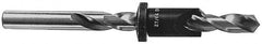 Vernon - 5/8" Cutter Diam, Letter Y Drill Compatibility, 5/16" Collar Thickness, Adjustable Depth Drill Countersink - Exact Tooling
