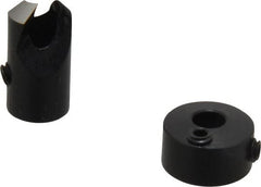 Vernon - 5/16" Cutter Diam, 5/32" Drill Compatibility, 1/4" Collar Thickness, Adjustable Depth Drill Countersink - Exact Tooling