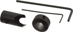 Vernon - 3/8" Cutter Diam, 7/32" Drill Compatibility, 1/4" Collar Thickness, Adjustable Depth Drill Countersink - Exact Tooling