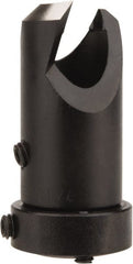 Vernon - 5/8" Cutter Diam, 7/16" Drill Compatibility, 5/16" Collar Thickness, Adjustable Depth Drill Countersink - Exact Tooling