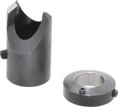 Vernon - 13/16" Cutter Diam, 17/32" Drill Compatibility, 5/16" Collar Thickness, Adjustable Depth Drill Countersink - Exact Tooling
