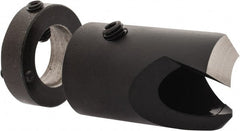 Vernon - 13/16" Cutter Diam, 35/64" Drill Compatibility, 5/16" Collar Thickness, Adjustable Depth Drill Countersink - Exact Tooling