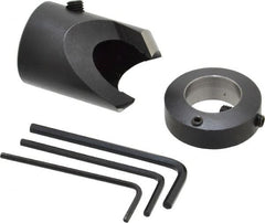 Vernon - 1-3/16" Cutter Diam, 3/4" Drill Compatibility, 7/16" Collar Thickness, Adjustable Depth Drill Countersink - Exact Tooling
