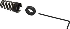 Burr-Bit - 5/16" Tap Compatibility, 11/64" Collar Thickness, 1-1/4" Relaxed Length, 2 Tap Flutes, Deburring Tap Attachment - 9/16" Outside Diam, 120° Included Angle, High Speed Steel - Exact Tooling