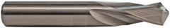 M.A. Ford - 33/64" 118° Spiral Flute Solid Carbide Screw Machine Drill Bit - TiN Finish, Right Hand Cut, 1-3/8" Flute Length, 3-1/2" OAL, Straight Shank - Exact Tooling