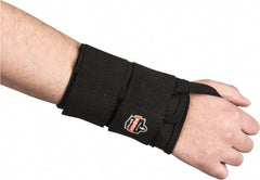 Ergodyne - Size L, Neoprene, Right Hand Wrist Support - 2 Straps, 7 to 8 Inch Wrist, Thumb Loop, Black - Exact Tooling
