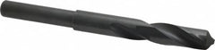 Interstate - 39/64" Drill, 118° Point, High Speed Steel Silver Deming & Reduced Shank Drill Bit - Exact Tooling