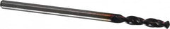 Accupro - #43 130° Parabolic Flute Cobalt Screw Machine Drill Bit - TiAlN Finish, Right Hand Cut, 0.512" Flute Length, 1.575" OAL, Split Point, Straight Shank - Exact Tooling