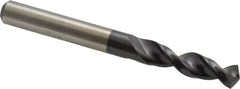 Accupro - 0.315" 130° Parabolic Flute Cobalt Screw Machine Drill Bit - TiAlN Finish, Right Hand Cut, 1.457" Flute Length, 3.11" OAL, Split Point, Straight Shank - Exact Tooling