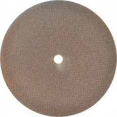 Norton - 7" 60 Grit Aluminum Oxide Cutoff Wheel - 0.035" Thick, 1/2" Arbor, 8,730 Max RPM, Use with Stationary Grinders - Exact Tooling