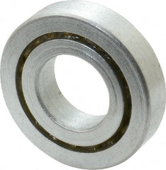 Value Collection - 3/4" Bore Diam, 1-5/8" OD, Open Unground Full Complement Radial Ball Bearing - 3/8" Wide, 1 Row, Round Bore, 825 Lb Dynamic Capacity - Exact Tooling