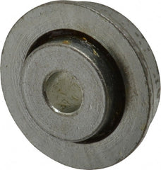 Value Collection - 1/4" Bore Diam, 29/32" OD, Open Unground Full Complement Radial Ball Bearing - With Flange, 1 Row, Round Bore, 356 Lb Dynamic Capacity - Exact Tooling