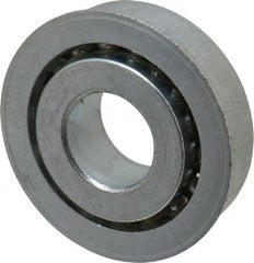 Value Collection - 3/4" Bore Diam, 1-7/8" OD, Open Unground Full Complement Radial Ball Bearing - With Flange, 1 Row, Round Bore, 1,291 Lb Dynamic Capacity - Exact Tooling