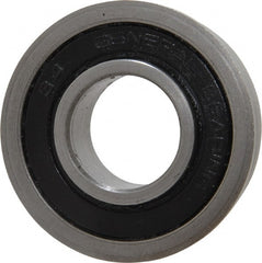 Value Collection - 3/4" Bore Diam, 1-5/8" OD, Double Seal Unground Retainer Type Radial Ball Bearing - With Flange, 1 Row, Round Bore, 1,171 Lb Dynamic Capacity - Exact Tooling