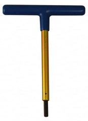 Made in USA - 1/4" T-Handle Hex Key - Exact Tooling