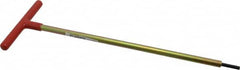 Made in USA - 3/16" Hex, T-Handle, Hex Key - 12" OAL, Chromalloy Steel, Inch System of Measurement - Exact Tooling