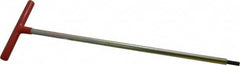 Made in USA - 5/16" Hex, T-Handle, Hex Key - 18" OAL, Chromalloy Steel, Inch System of Measurement - Exact Tooling