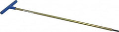 Made in USA - 5mm Hex, T-Handle, Hex Key - 18" OAL, Chromalloy Steel, Metric System of Measurement - Exact Tooling