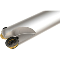 Iscar - 20mm Cutting Diam, 20mm Shank Diam, 10mm Max Depth of Cut, Straight Shank Indexable Copy End Mill - 2 Inserts, RXCR, RXCW, RXMT 10 Insert, ER Toolholder - Exact Tooling