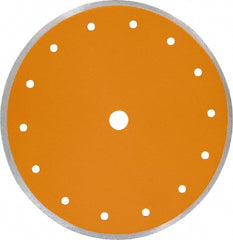 Core Cut - 5" Diam, 5/8" Arbor Hole Diam, Wet & Dry Cut Saw Blade - Diamond-Tipped, Standard Round Arbor - Exact Tooling