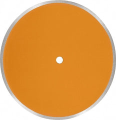 Core Cut - 8" Diam, 5/8" Arbor Hole Diam, Wet & Dry Cut Saw Blade - Diamond-Tipped, Standard Round Arbor - Exact Tooling
