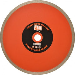 Core Cut - 7" Diam, 5/8" Arbor Hole Diam, Wet & Dry Cut Saw Blade - Diamond-Tipped, Standard Round Arbor - Exact Tooling