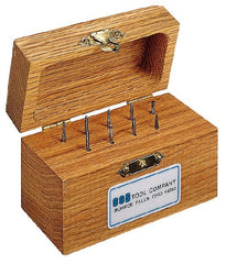 SGS Pro - 9 Piece, 3/32" Shank Burr Set - Tungsten Carbide - Exact Tooling