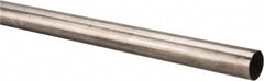 Made in USA - 6' Long, 1" OD, 304 Stainless Steel Tube - 0.035" Wall Thickness - Exact Tooling