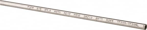 Value Collection - 6' Long, 5/16" OD, 304 Stainless Steel Tube - 0.035" Wall Thickness - Exact Tooling