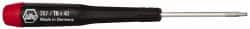 Wiha - T6 Torx Driver - 1-9/16" Blade Length, 4-3/4" OAL, Tapered Handle - Exact Tooling