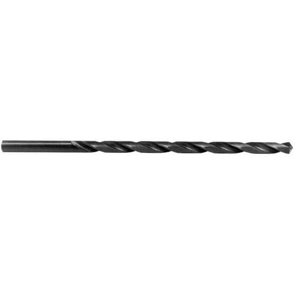 Hertel - 27/64" 118° 2-Flute High Speed Steel Extra Length Drill Bit - Exact Tooling